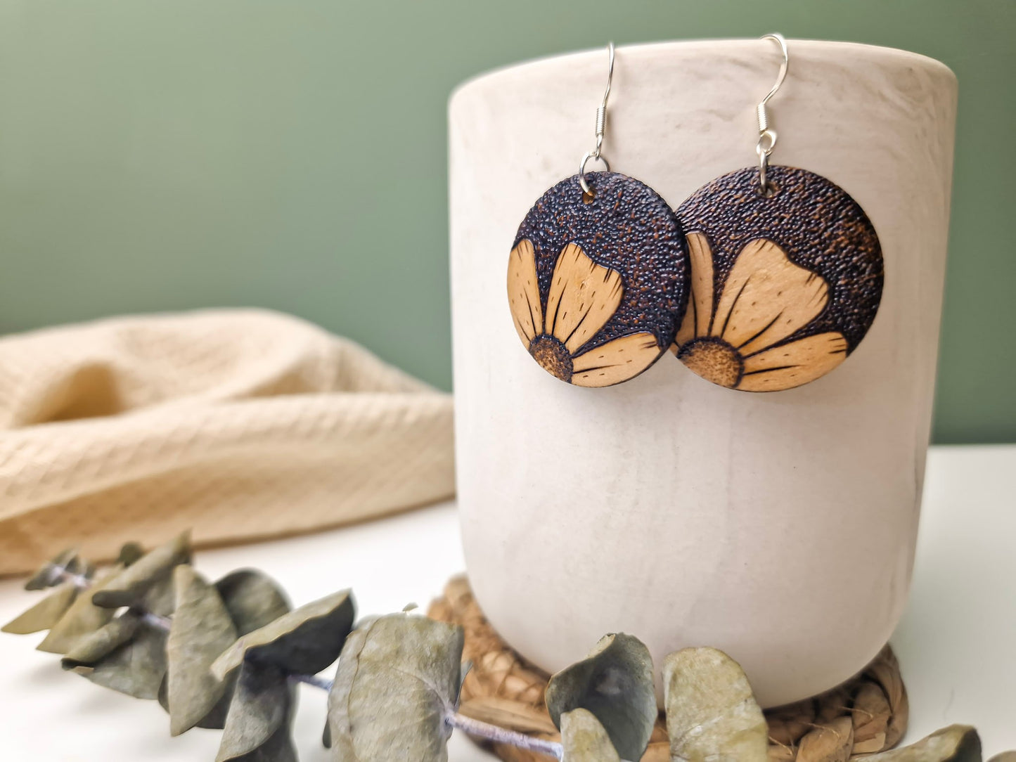 Cosmos Petal Earrings
