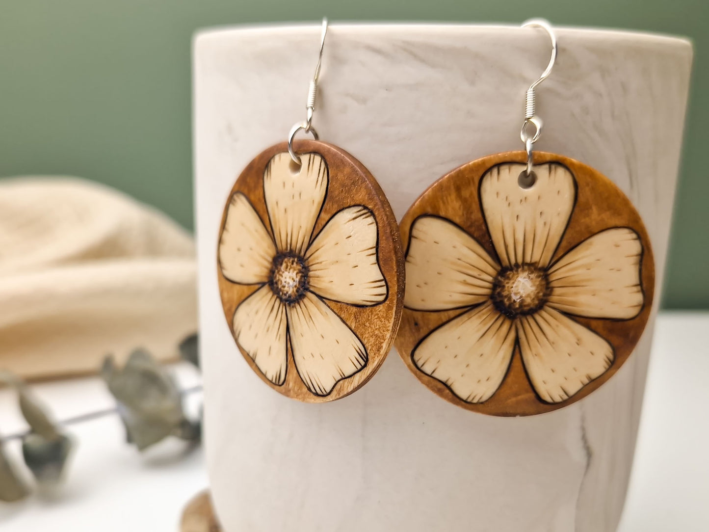 Cosmos Earrings (Stained)