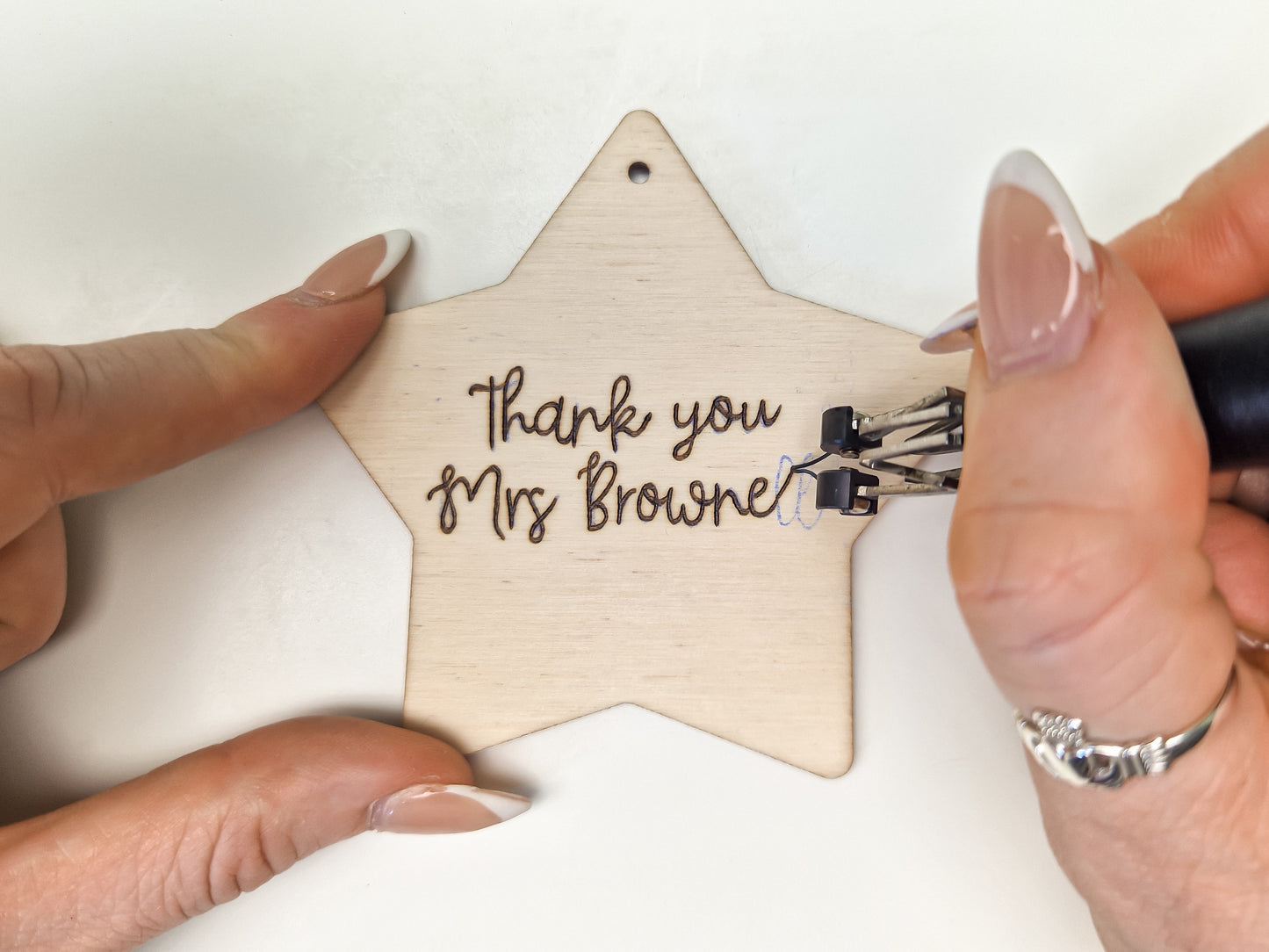 Personalised Wooden Star