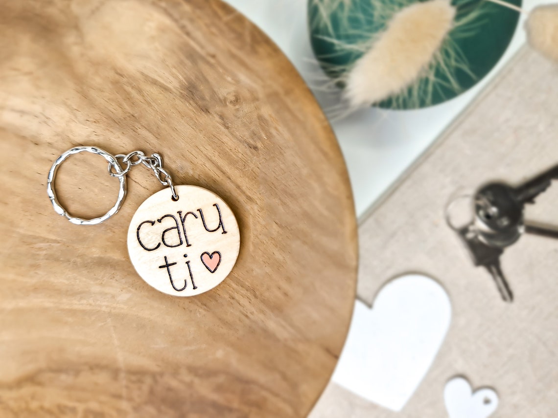 Welsh 'Caru Ti' Love You Keyring