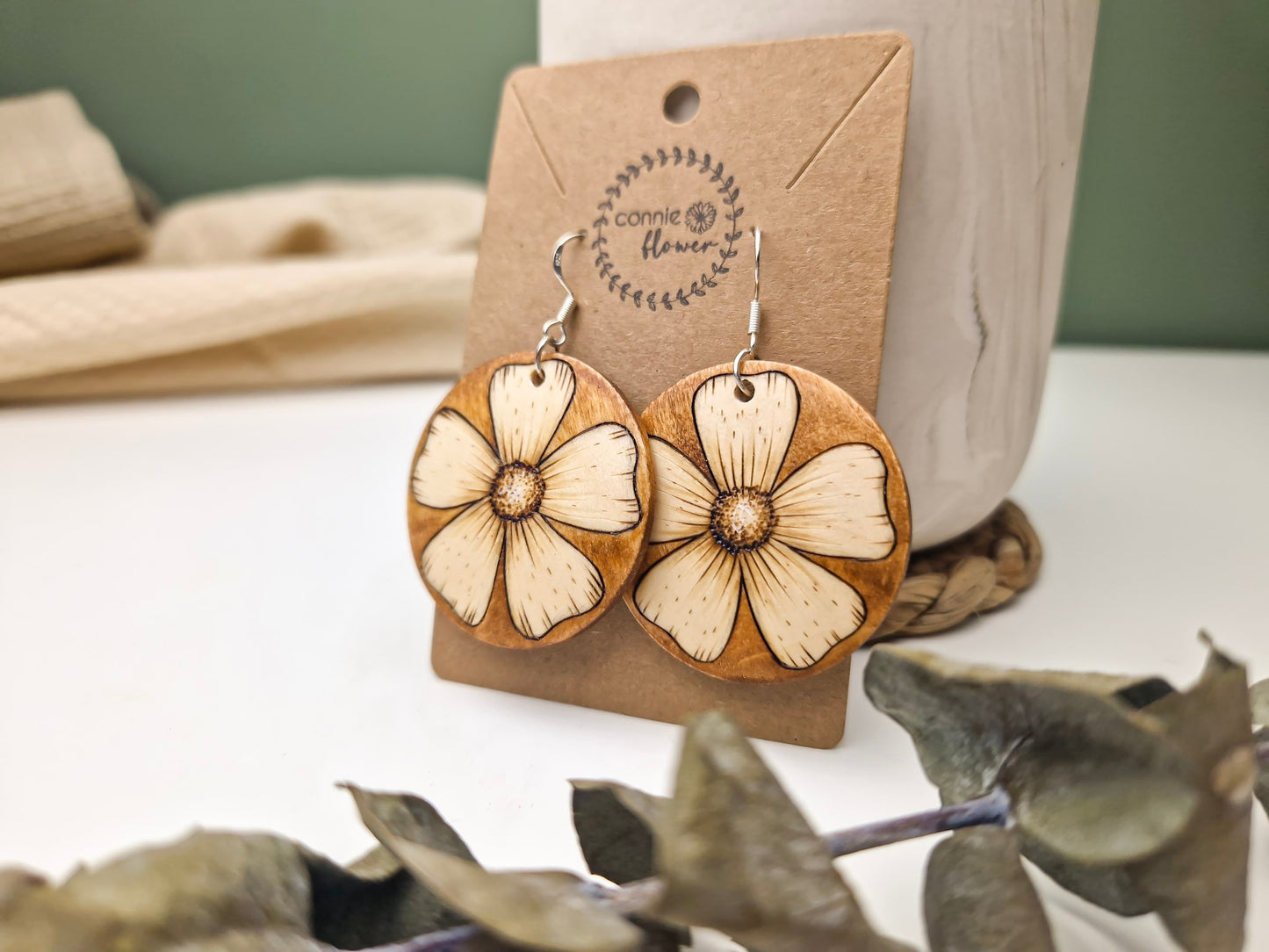 Cosmos Earrings (Stained)