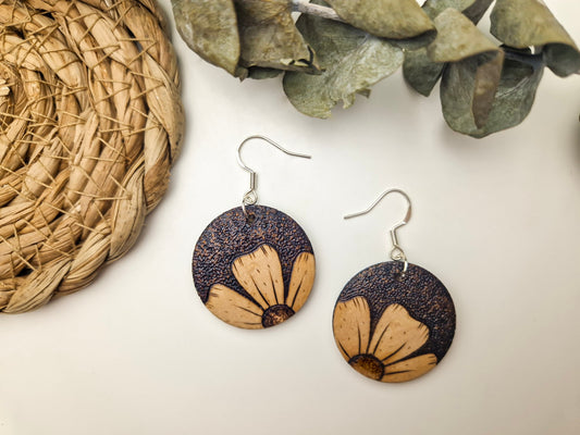 Cosmos Petal Earrings