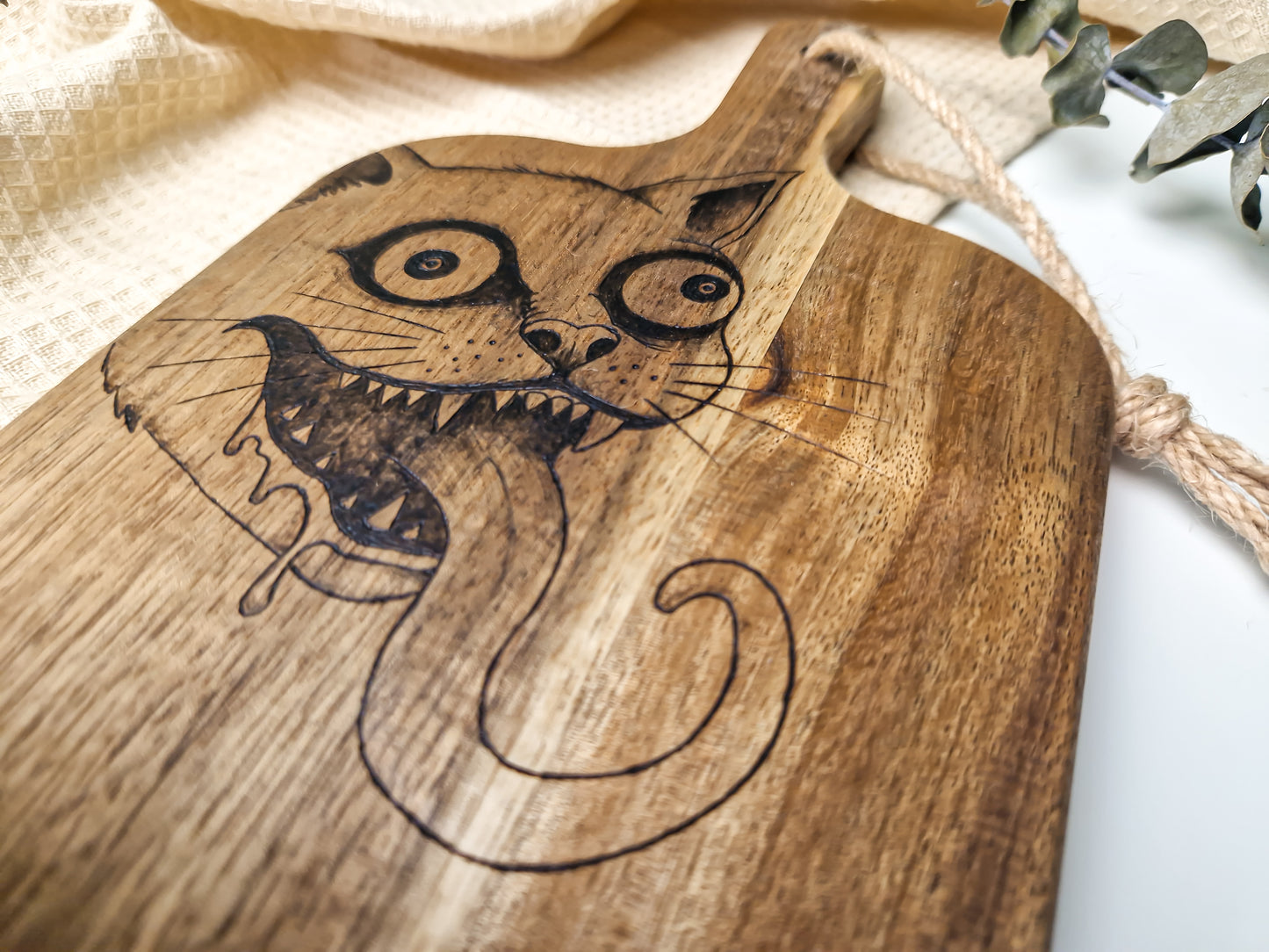 Crazy Cat Serving Board
