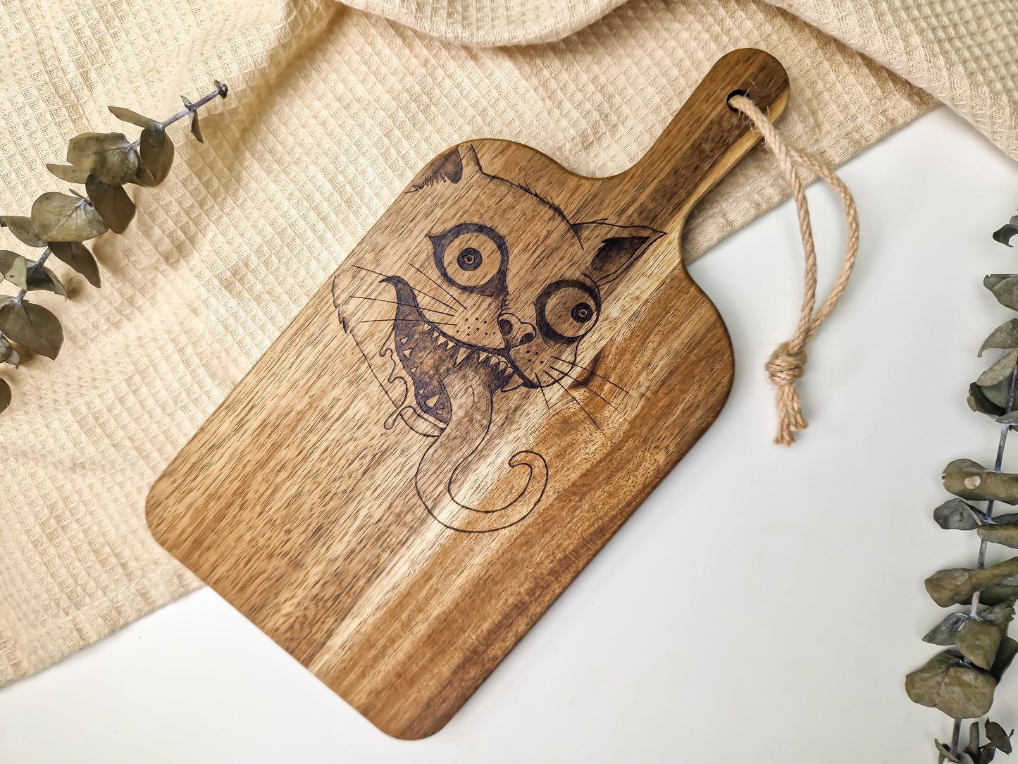 Crazy Cat Serving Board