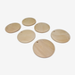 Round Wood Blanks 4cm (Pack of 6)