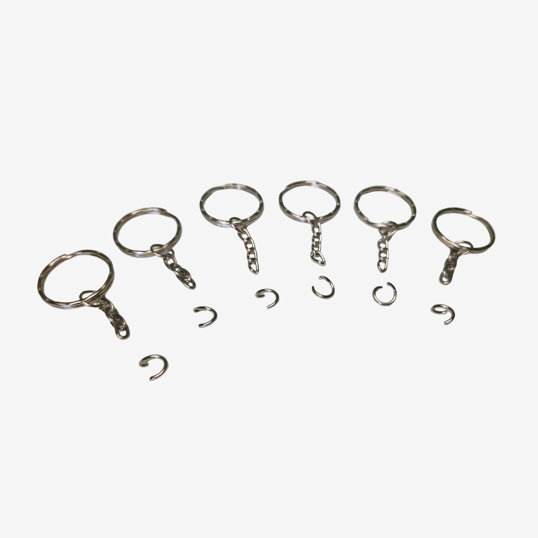 Keyring Fixings (Pack of 6)