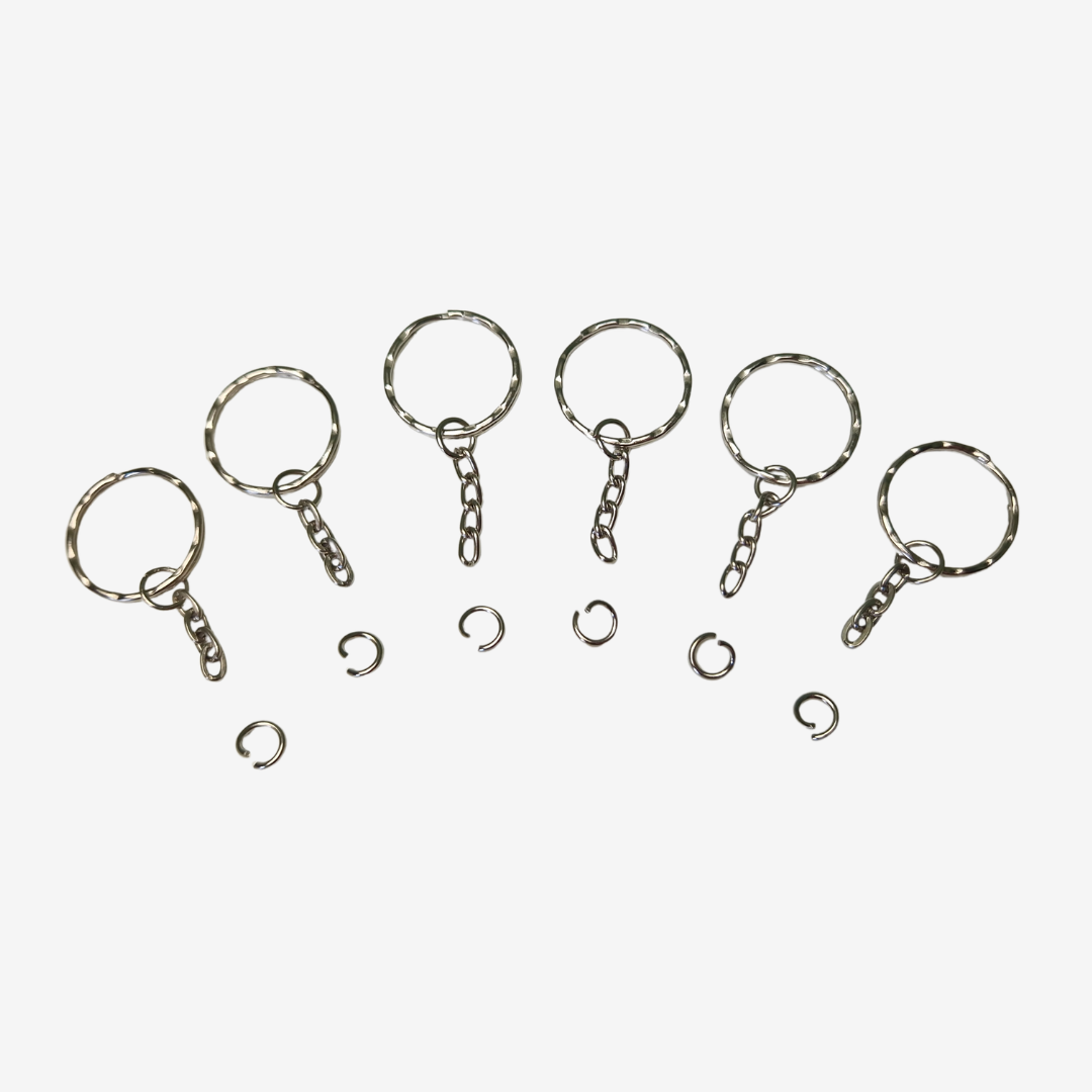 Keyring Fixings (Pack of 6)