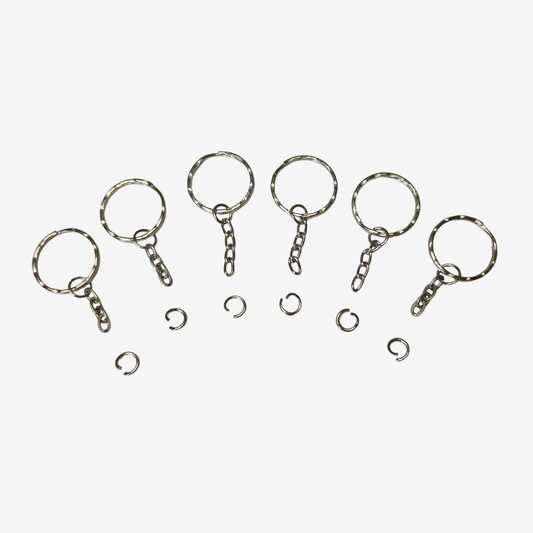 Keyring Fixings (Pack of 6)