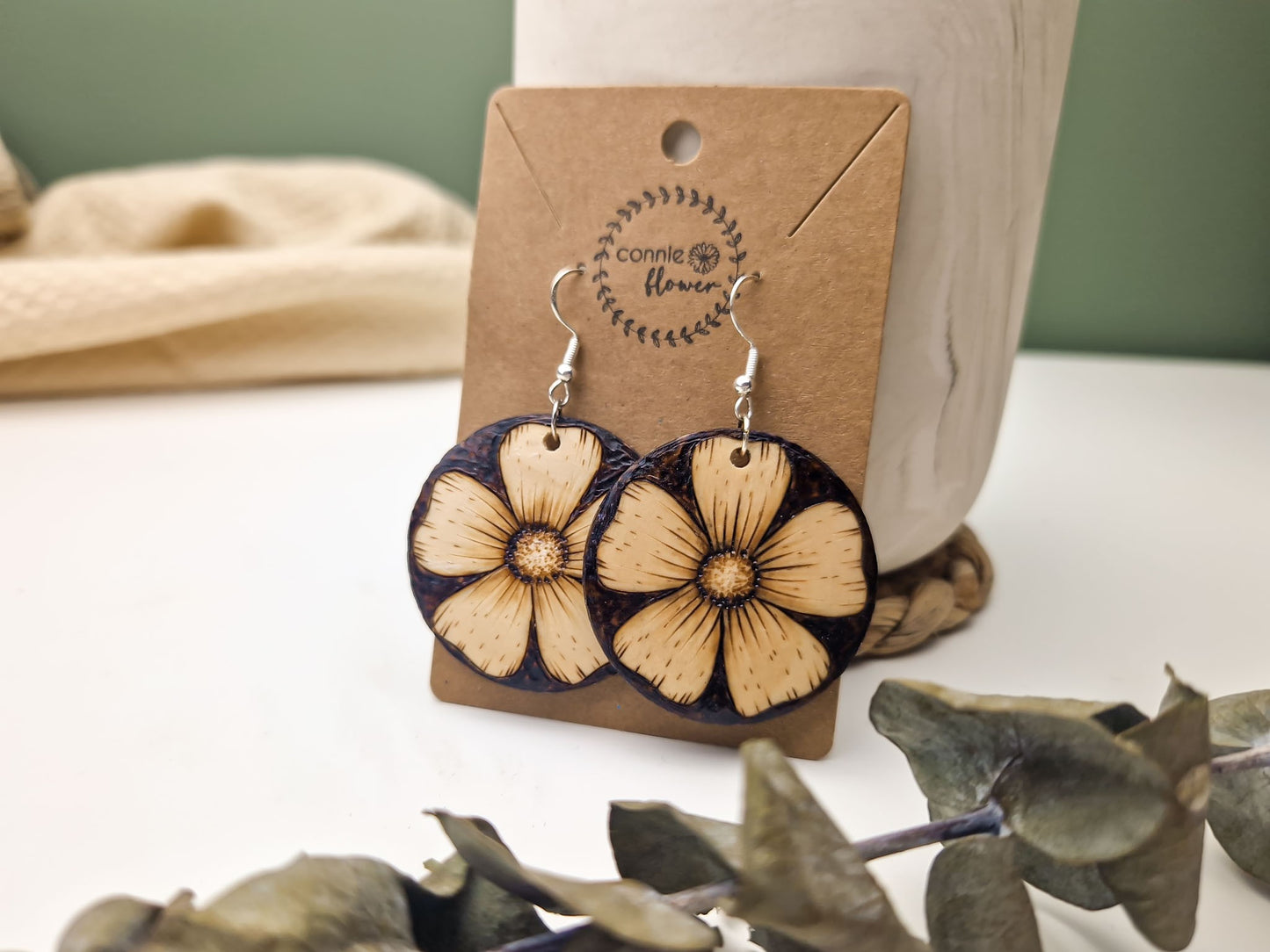 Cosmos Earrings (Textured)