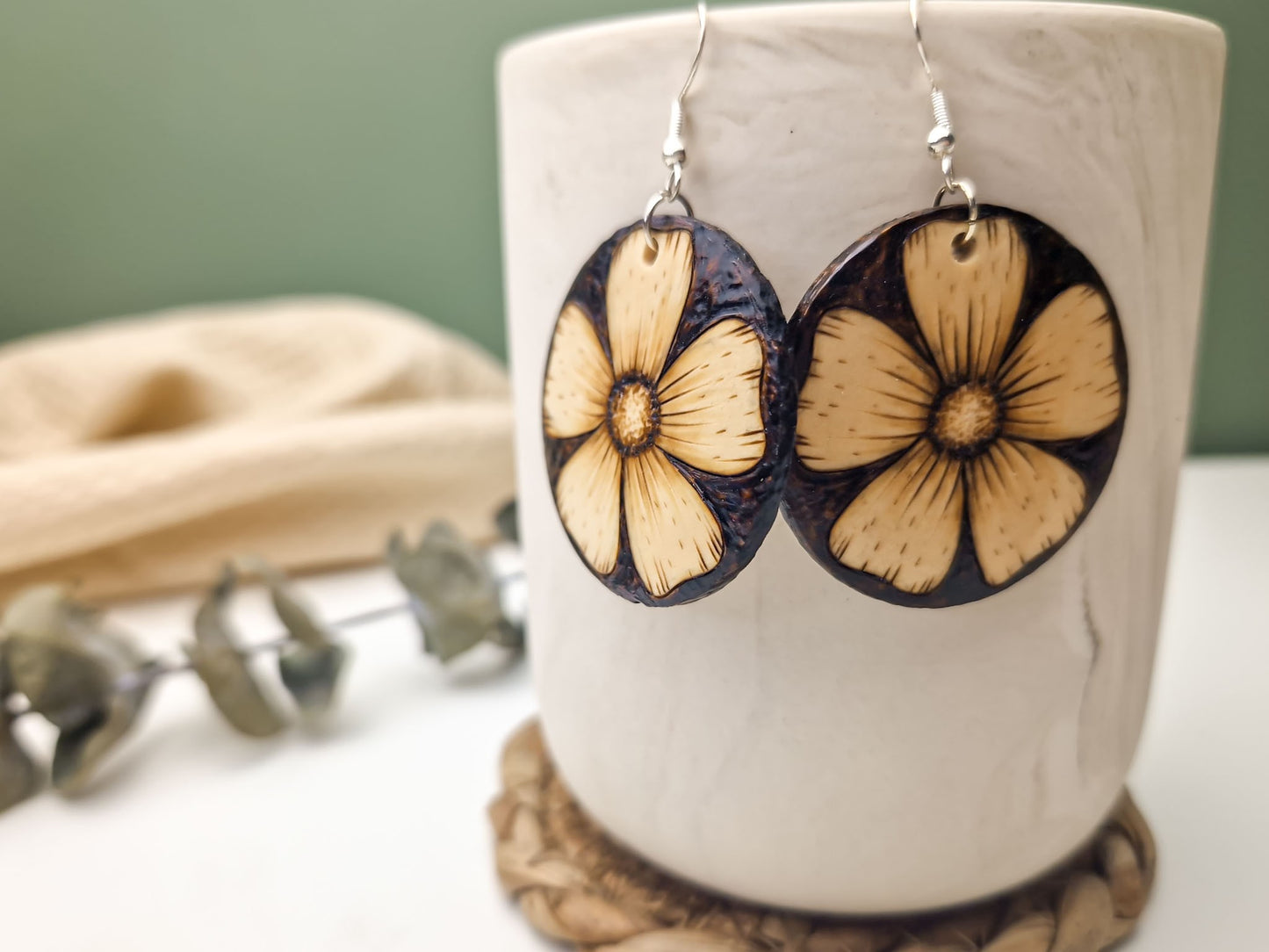 Cosmos Earrings (Textured)