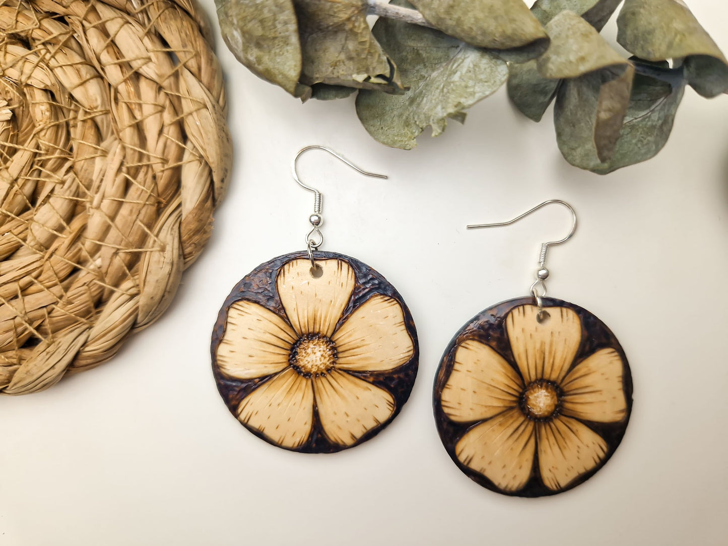 Cosmos Earrings (Textured)