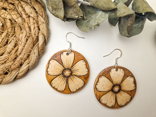 Cosmos Earrings (Stained)