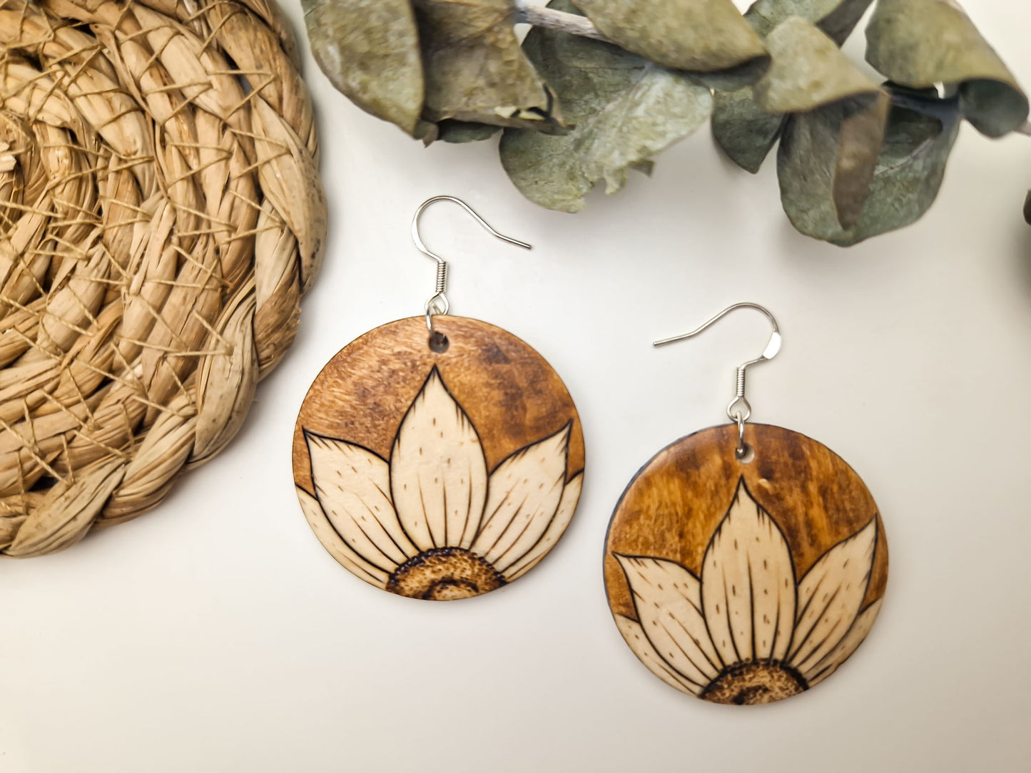 Sunflower Petal Earrings (Large)