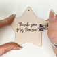 Personalised Wooden Star