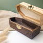Skeleton and Rose Coffin Box