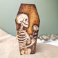 Skeleton and Rose Coffin Box