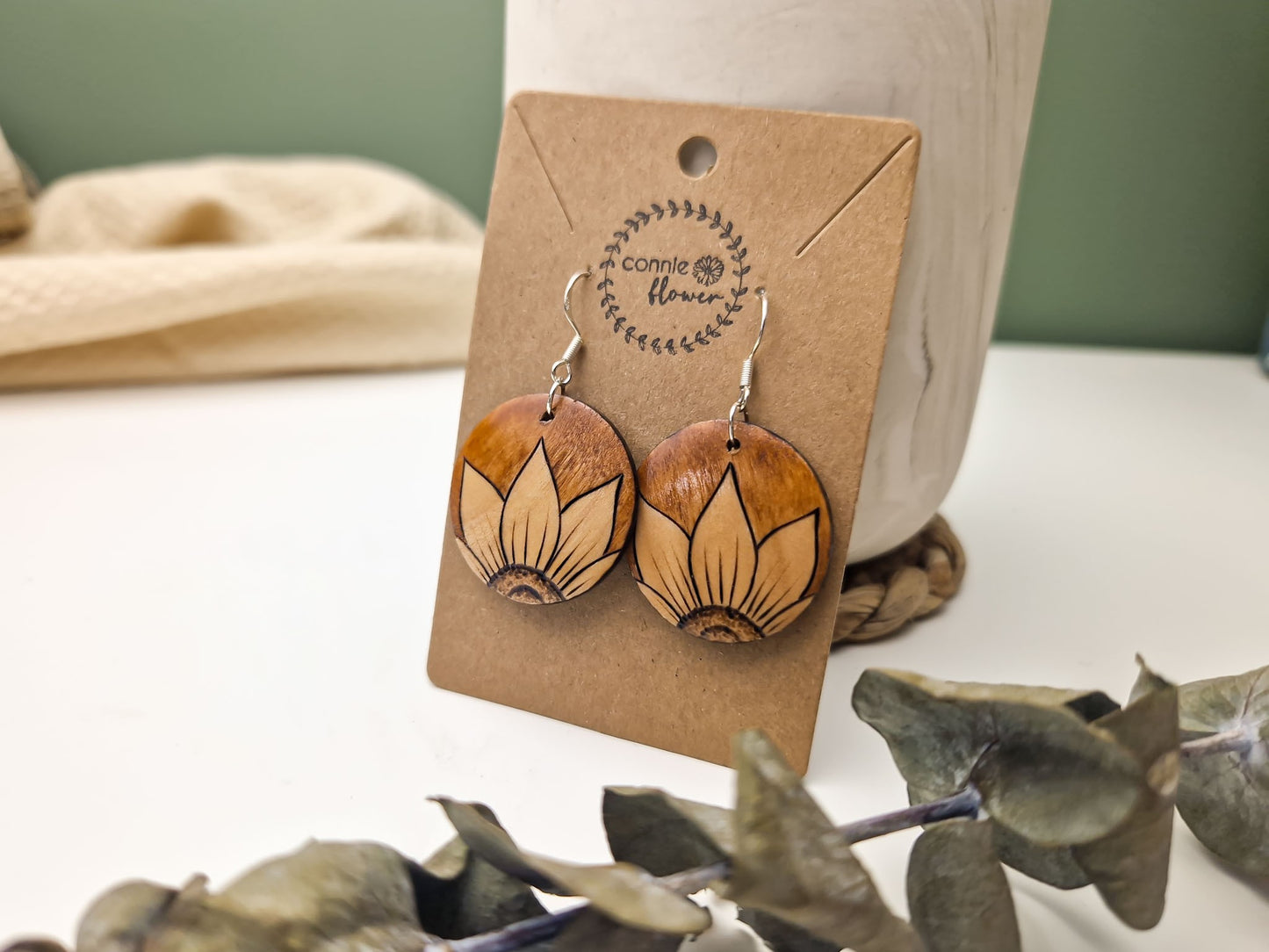 Sunflower Petal Earrings (Small)