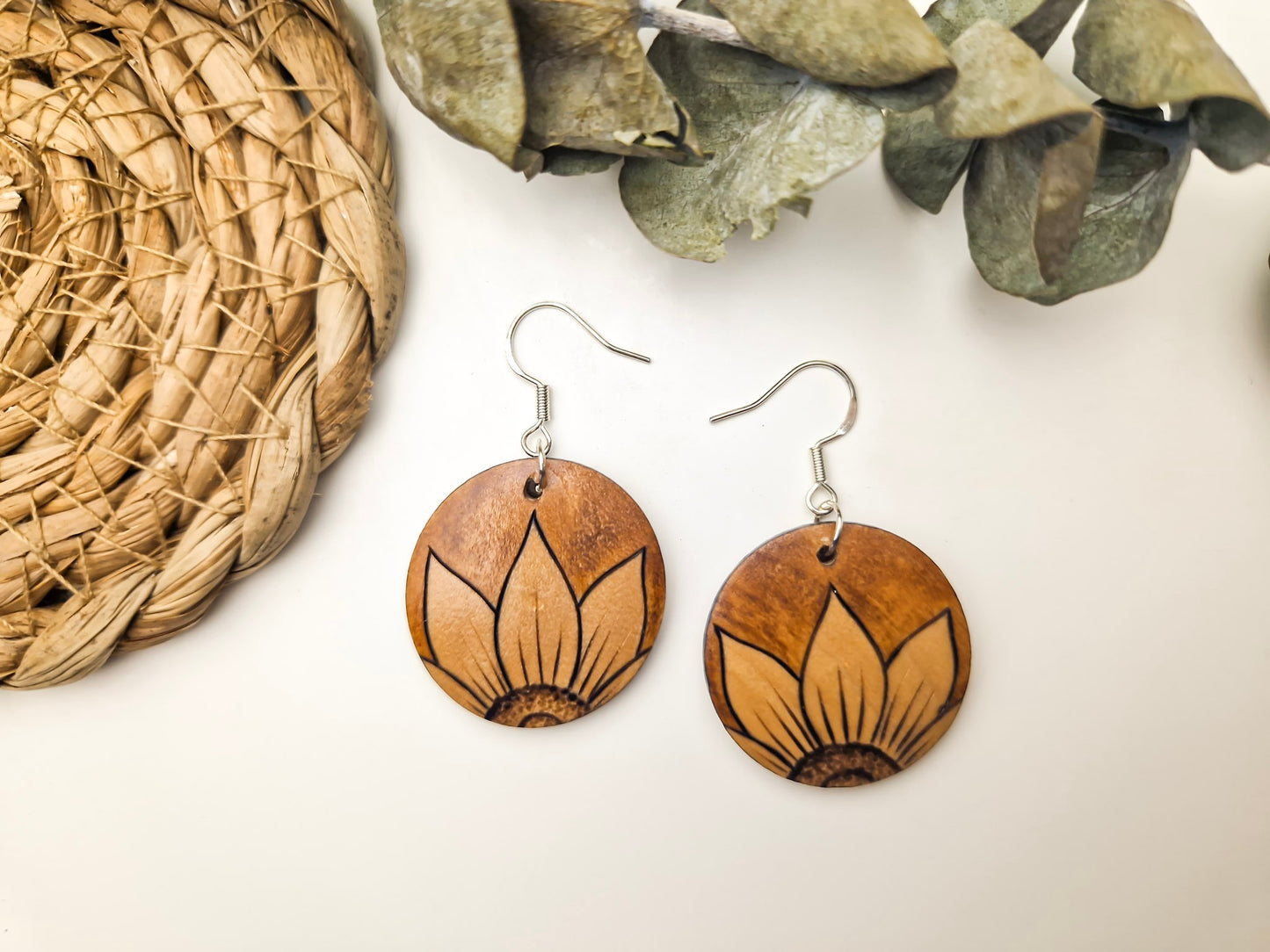 Sunflower Petal Earrings (Small)