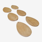 Teardrop Wood Blanks (Pack of 6)