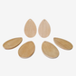 Teardrop Wood Blanks (Pack of 6)